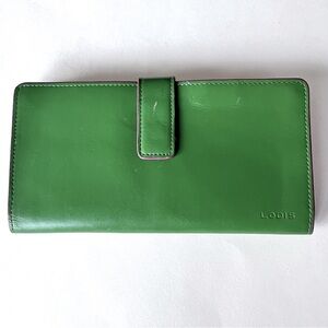 LODIS Green Leather Wallet